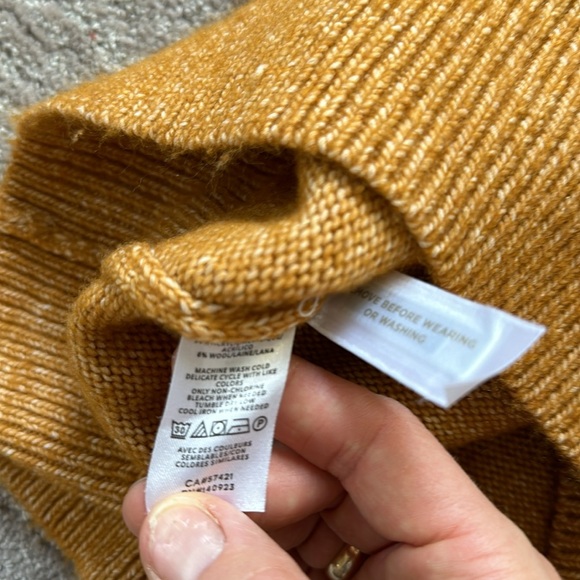 LOFT mustard yellow sweater - Picture 3 of 5